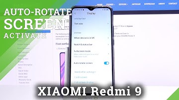 How to Turn On Screen Rotation in XIAOMI Redmi 9 – Disable Screen Rotation