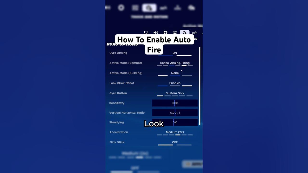 How To Turn On Autofire On Fortnite Ps4 How To enable The New Auto Fire Setting On Controller In Fortnite #