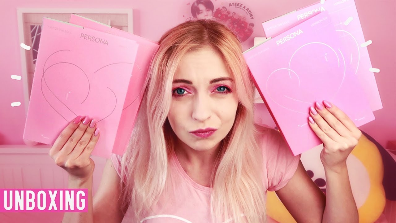 Lucky unboxing of BTS Map Of The Soul: PERSONA (4 versions)