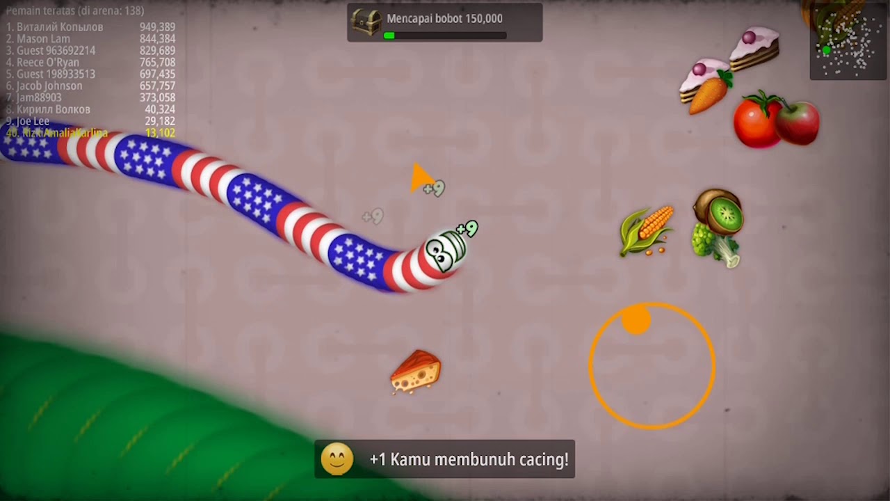 cara main game cacing worms zone YouTube