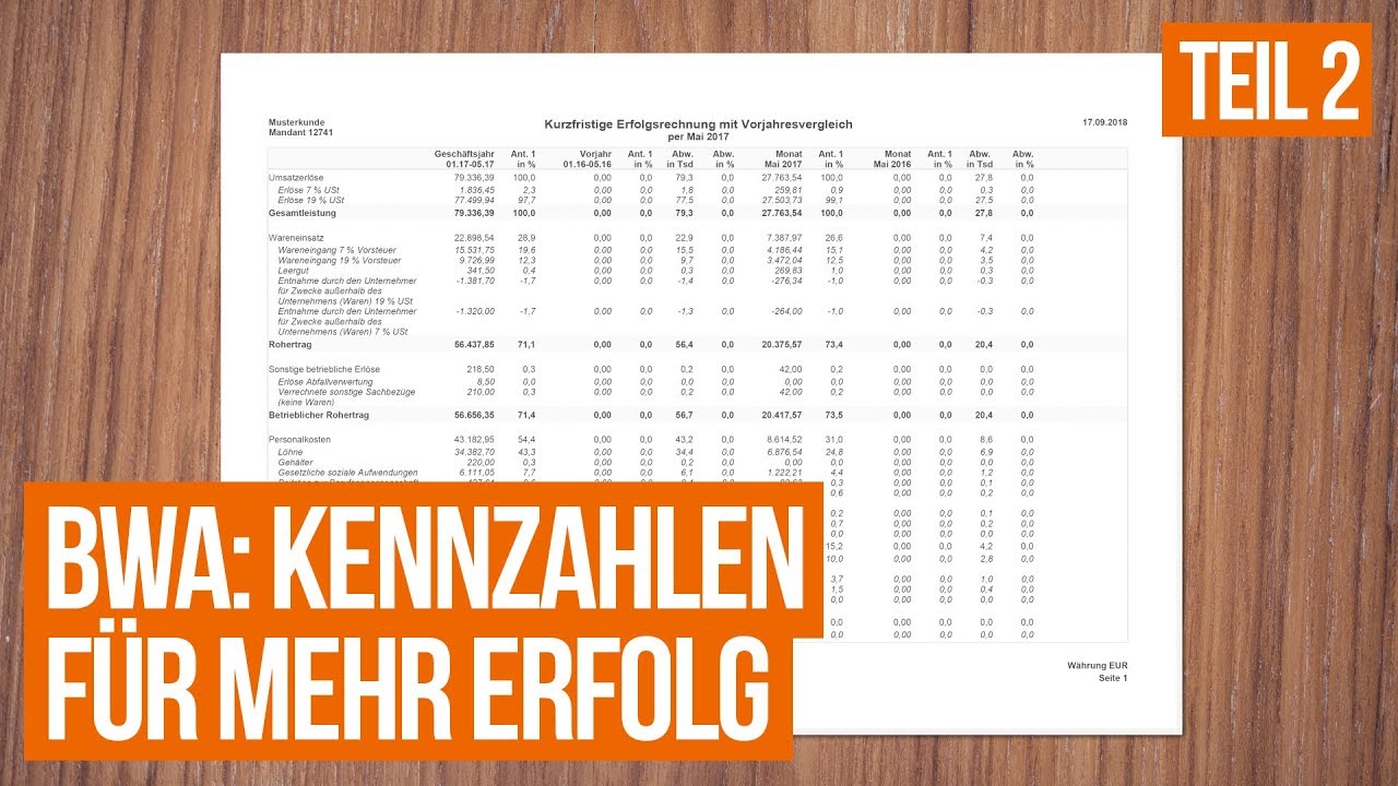 New BWA: Die wichtigsten Kennzahlen in der Bilanz | Gastro Beratung, Tipps und Hacks #7