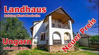 UNGARN LANDHAUS BALATON NORDSEITE 166.000 Euro