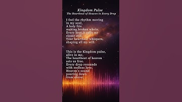 Kingdom Pulse| The Heartbeat of Heaven in Every Drop | Shorts