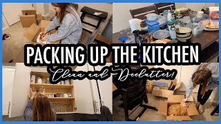 PACKING UP THE KITCHEN! | Clean and Declutter With Me!