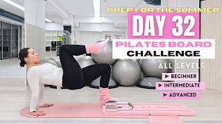 This 20 MIN Workout Will Strengthen Your Lower Body - pilates board workout  | Day 32