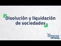 Disolución y liquidación de sociedades