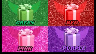 Choose your own gift||Green,red,pink and purple||pick your own gift brand|#4giftbox #wouldyourather