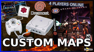 Quake 3 Arena : CUSTOM PC MAPS ONLINE on the Sega Dreamcast !