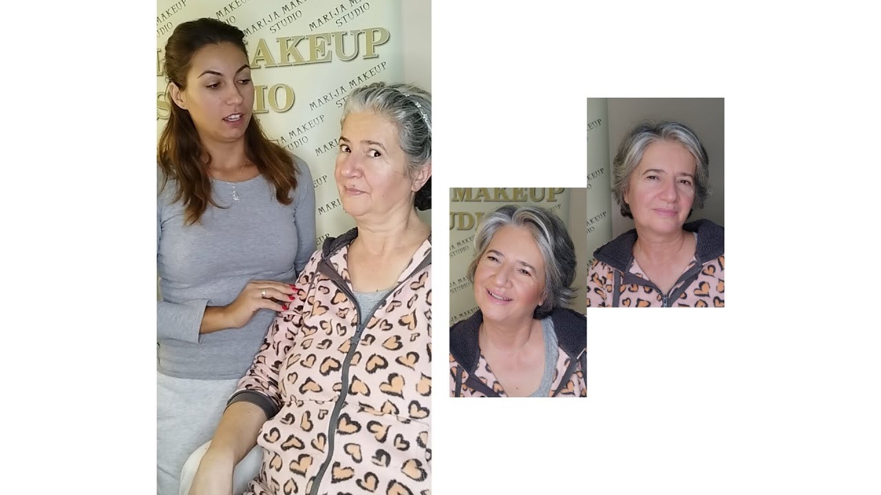 sminka za zene +50 godine /za svaki dan /za izlazak na kafu