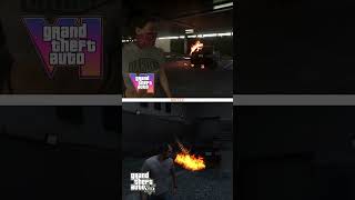 Grand Theft Auto 6 VS Grand Theft Auto 5 side by side comparison - Fire Physics
