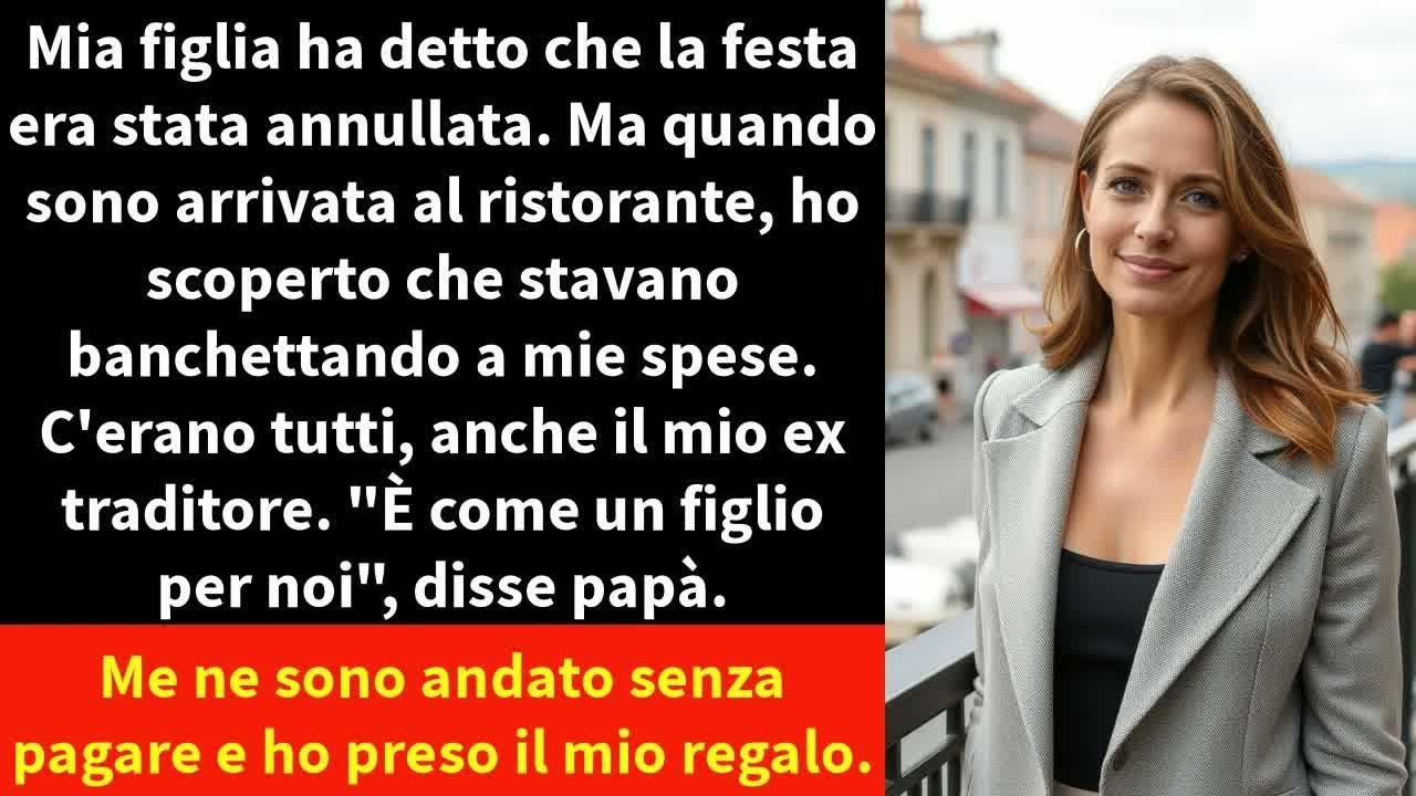 Mia figlia ha detto che la festa era stata annullata  Ma quando sono arrivata al ristorante,