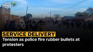 Bloemfontein Protest | Tension as police fire rubber bullets at protesters
