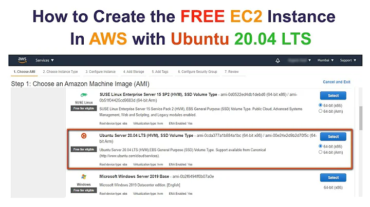 How to create FREE EC2 Instance in AWS with Ubuntu 20.04 LTS