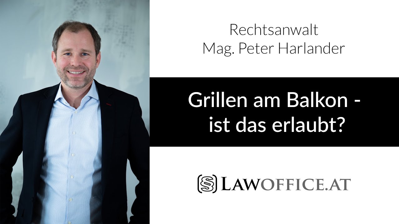 Grillen am Balkon - ist das erlaubt?