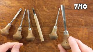 Choosing a set of tools for linocut - A tutorial by Linocutboy