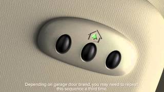 Universal Garage Door Opener: Homelink® | Lincoln How-to Video screenshot 5