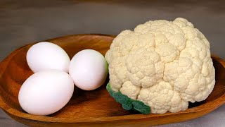 Just add eggs to cauliflower! New recipe!