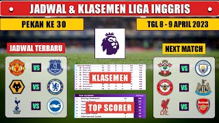 Jadwal Liga Inggris pekan 30 | MAN UNITED vs EVERTON - LIVERPOOL vs ARSENAL | Klasemen EPL 2023