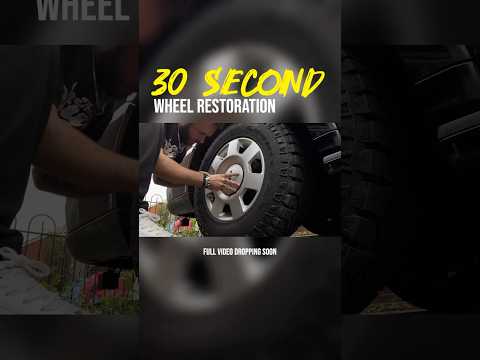 30 Second Wheel Restoration | #Jenolite DIY Tutorial Coming Soon