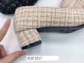 Material瑪特麗歐 女鞋【全尺碼23-27】跟鞋 MIT質感拼接布面跟鞋 T72806 product youtube thumbnail