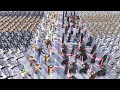 Every sith army vs every jedi army arena battle  men of war star wars mod