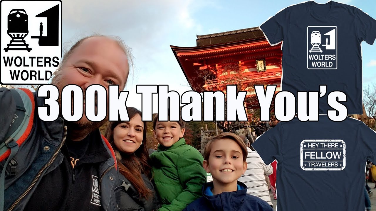 300,000 Thank You’s & Wolters World T-Shirts for You Travelers