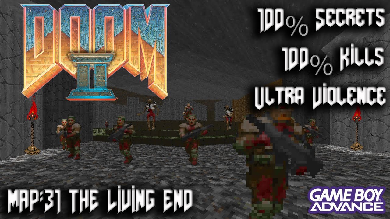 DOOM II: Ад на Земле — GBA — Карта 31: Конец жизни — 100% секретов