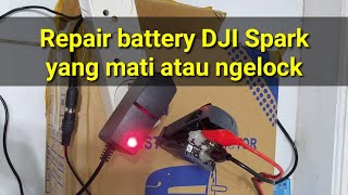 Repair / unlock battery drone DJI Spark #part1