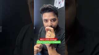 NEET Biology Ke Most Important Topics✅ | NEET 2026 Biology Strategy #neetbiology #neet2026 #neetexam