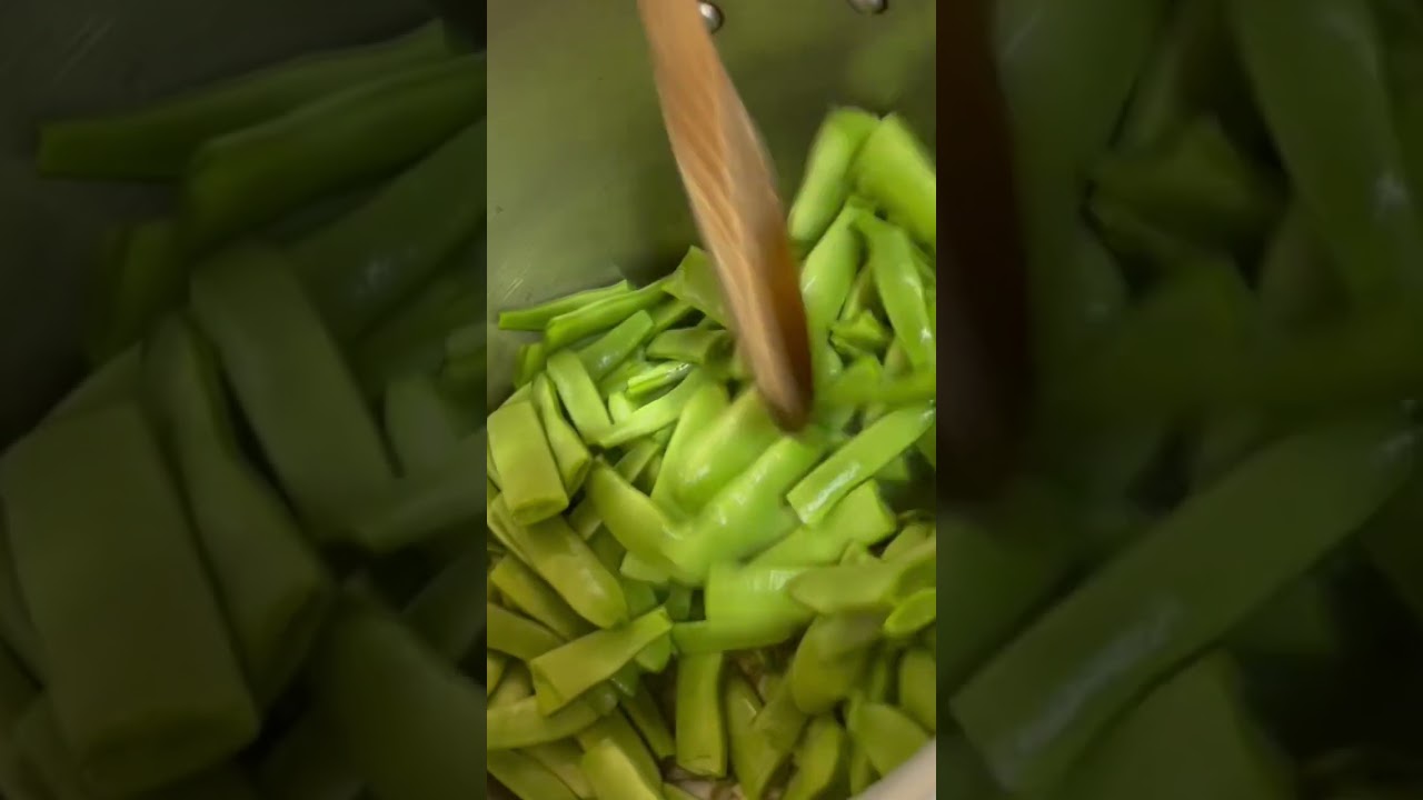 Green beans in olive oil 👍