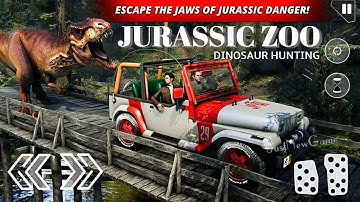 Jurassic Zoo Dinosaur Hunting - Gameplay Android