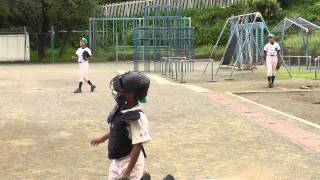 20140706低学年練習4新作こども会　少年野球　川崎市高津区