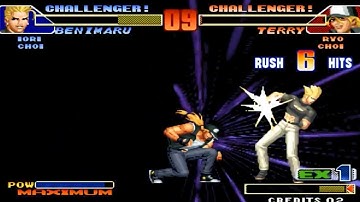 KOF 98 Combo Hack - Yoshinaka vs Xiao Hai (小孩)