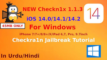 Windows Checkn1x 1.1.3 (45 MB only) Checkra1n Jailbreak iOS 14.1/14.2/ Jailbreak iPhone 7/7+/8/8+/x