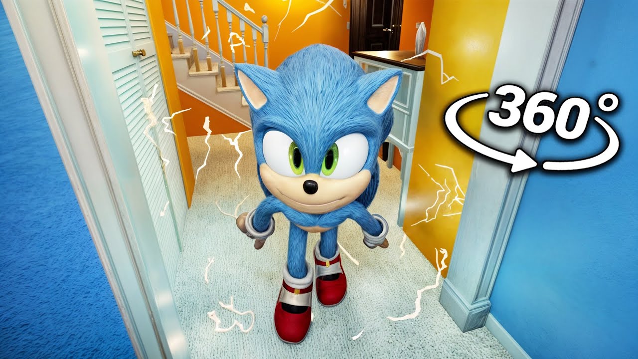 360° SONIC Breaks into YOUR House!