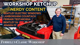 Classic Icons  Bentley Electric Windows and Heater, Jensen FF, + More! | Tyrrell's Classic Workshop