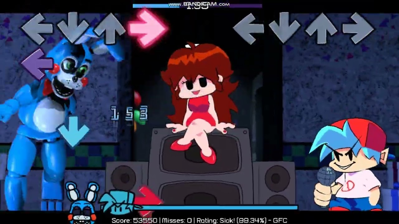 Hop To It Song In Vs FNAF 2 FNF Mod