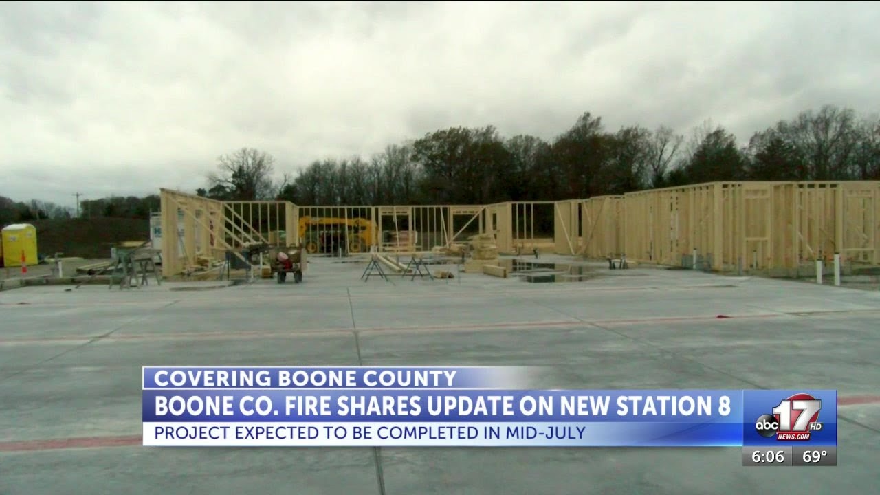 Boone County Fire Protection District making progress on Station 8 ...