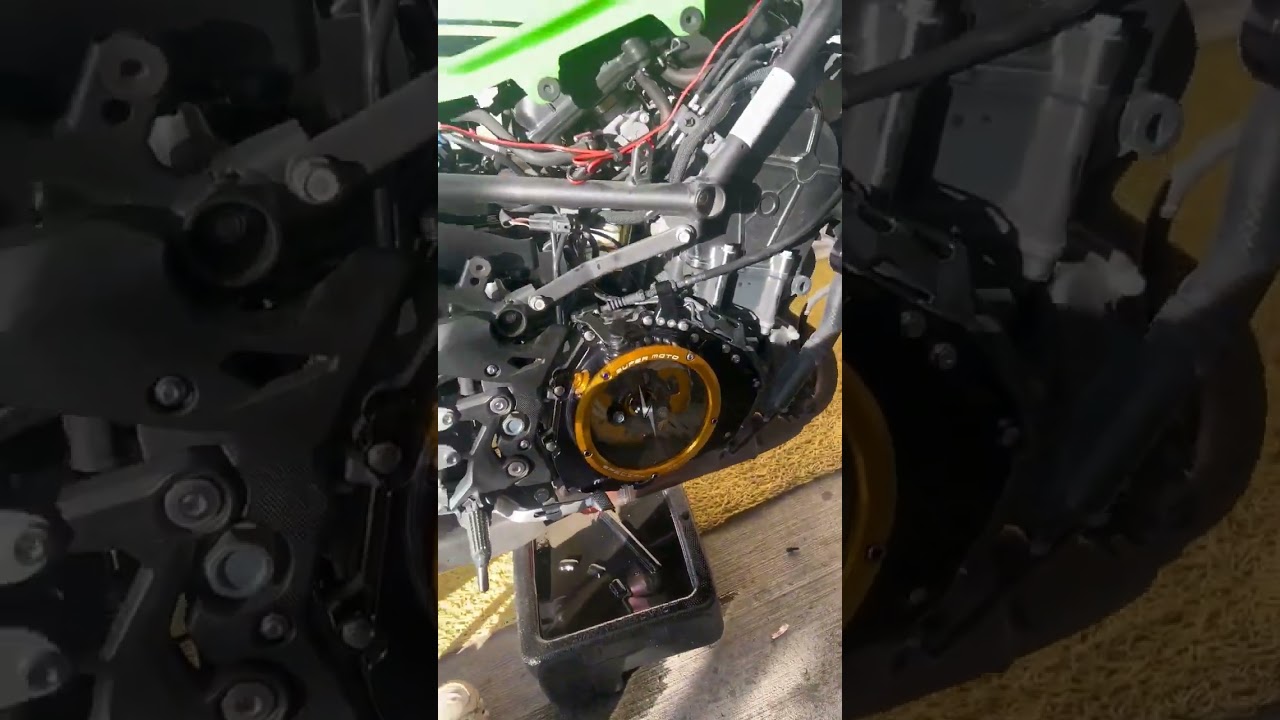 The only ninja 400 with a clear clutch