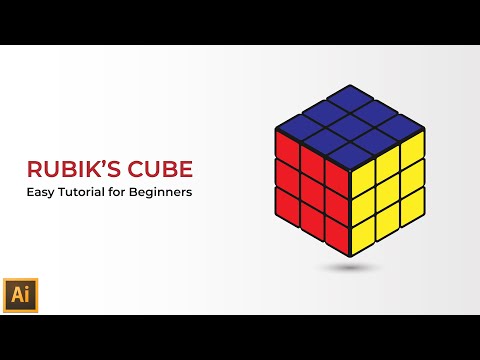 Isometric Rubik’s Cube in Illustrator - Isometric Illustrator Tutorial | cube in illustrator