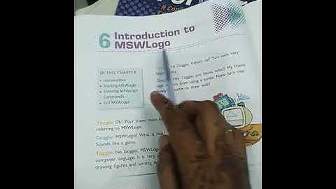 class-3 ch-6.  Introduction of MSWLOGO