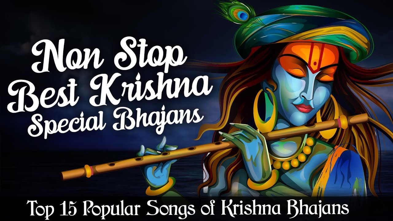 Non Stop Best Krishna Special Bhajans  Beautiful Collection of Popular Songs       