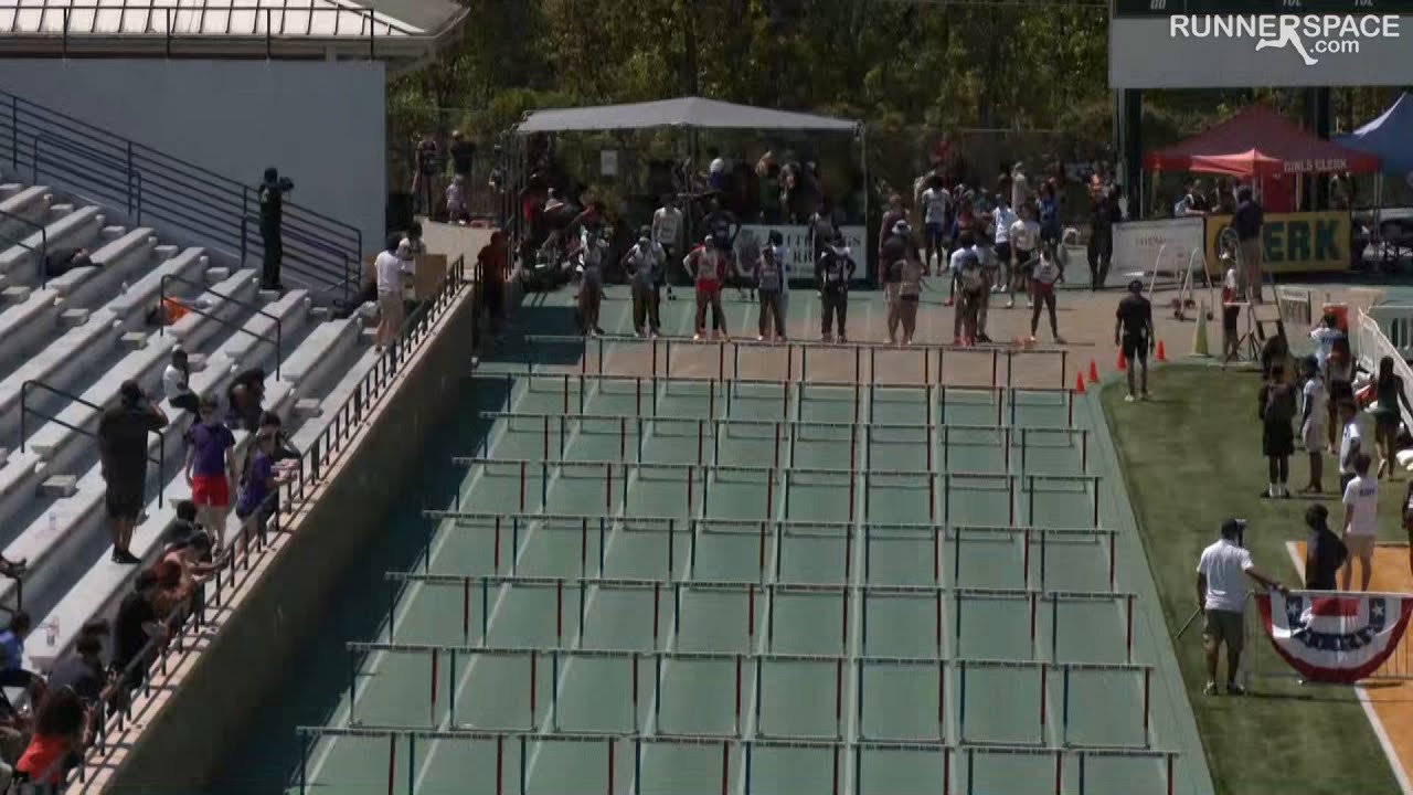 Girls 100m Hurdles Championship Final S2 - Wavelight All American Track ...