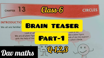 dav maths/ class-6/ chapter-13 circles/Brain teaser/part-1 easy explanation