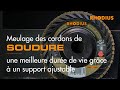Meulage des cordons de soudure – une meilleure durée de vie grâce à un support ajustable