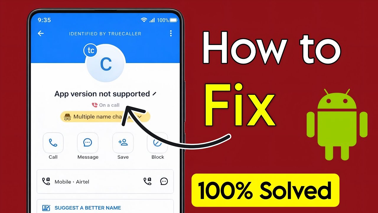 fix app version not supported truecaller | truecaller app version not supported problem solved