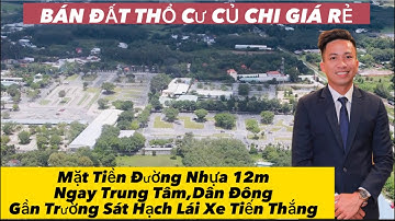 Bán Đất Thổ Cư Xã Nhuận Đức Huyện Củ Chi Giá Rẻ | BĐS MR HUÂN (08/10/2023)