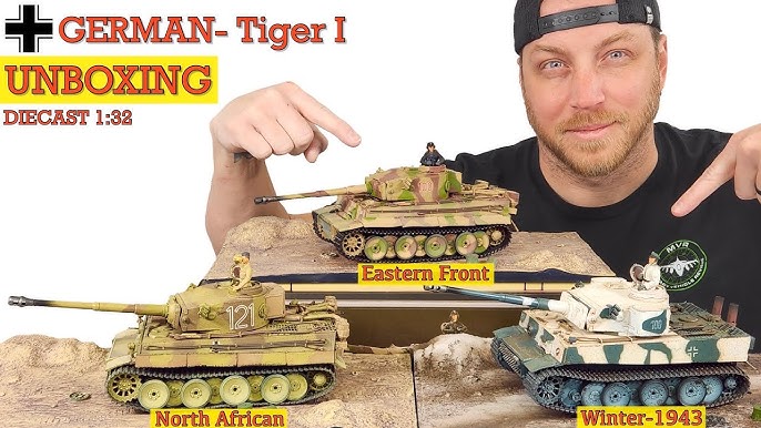 German Tiger Tank 1:72 Fully Functional RC Tank (RC Turbo Tank) 