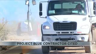 Project Blue work paused after contractor violates dust permit