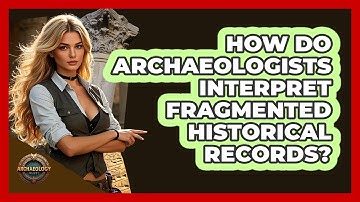 How Do Archaeologists Interpret Fragmented Historical Records? - Archaeology Quest